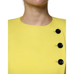 Dolce & Gabbana Lemon Yellow Wool Long Sleeves Cropped Coat Jacket 1728,67345645728,Clothing,Dolce & Gabbana,IT38 | XS,Jackets & Coats - Women - Clothing,Material: 100% Virgin Wool,New with tags,Women,Women - Clothing,Yellow Dolce & Gabbana JKT4186-38