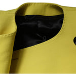 Dolce & Gabbana Lemon Yellow Wool Long Sleeves Cropped Coat Jacket 1728,67345645728,Clothing,Dolce & Gabbana,IT38 | XS,Jackets & Coats - Women - Clothing,Material: 100% Virgin Wool,New with tags,Women,Women - Clothing,Yellow Dolce & Gabbana JKT4186-38