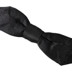 Dolce & Gabbana Multicolor Fantasy Silk Adjustable Neck Bow Tie Dolce & Gabbana Black