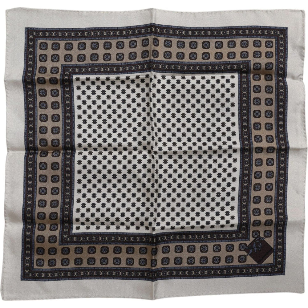 Dolce & Gabbana Multicolor Patterned Square Men Foulard Scarf 1728,67345645728,Accessories,Dolce & Gabbana,Material: 100% Silk,Men,Men - Accessories,Multicolor,New with tags,Scarves - Men - Accessories Dolce & Gabbana MS7266
