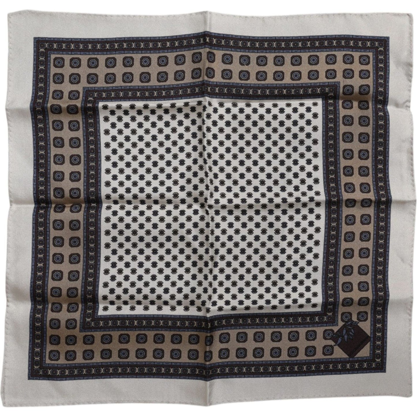 Dolce & Gabbana Multicolor Patterned Square Men Foulard Scarf 1728,67345645728,Accessories,Dolce & Gabbana,Material: 100% Silk,Men,Men - Accessories,Multicolor,New with tags,Scarves - Men - Accessories Dolce & Gabbana MS7266