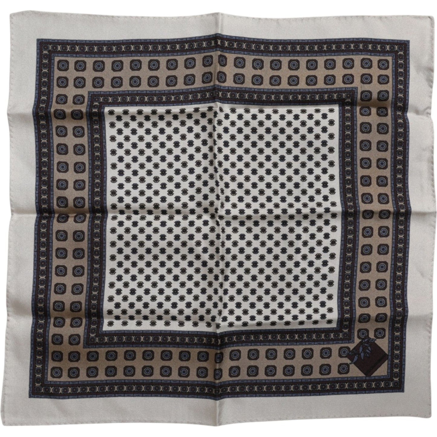 Dolce & Gabbana Multicolor Patterned Square Men Foulard Scarf 1728,67345645728,Accessories,Dolce & Gabbana,Material: 100% Silk,Men,Men - Accessories,Multicolor,New with tags,Scarves - Men - Accessories Dolce & Gabbana MS7266