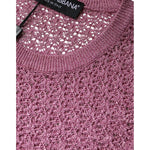 Dolce & Gabbana Dolce & Gabbana Pink Mesh See Through Sleeveless Tank Top TSH86799-44 1728,67345645728,Clothing,Dolce & Gabbana,IT44 | L,Material: 77% Viscose 23% Polyester Film Fiber,New with tags,Pink,Tops & T-Shirts - Women - Clothing,Women,Women - Clo