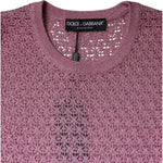 Dolce & Gabbana Dolce & Gabbana Pink Mesh See Through Sleeveless Tank Top TSH86799-44 1728,67345645728,Clothing,Dolce & Gabbana,IT44 | L,Material: 77% Viscose 23% Polyester Film Fiber,New with tags,Pink,Tops & T-Shirts - Women - Clothing,Women,Women - Clo