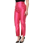 Dolce & Gabbana Pink Silk High Waist Tapered Pants 1728,67345645728,Dolce & Gabbana,IT36|XXS,IT38|XS,IT40|S,IT42|M,IT44 | L,IT46|XL,Jeans & Pants - Women - Clothing,Material: 100% Silk,New with tags,Pink,Women Dolce & Gabbana PAN76316-36