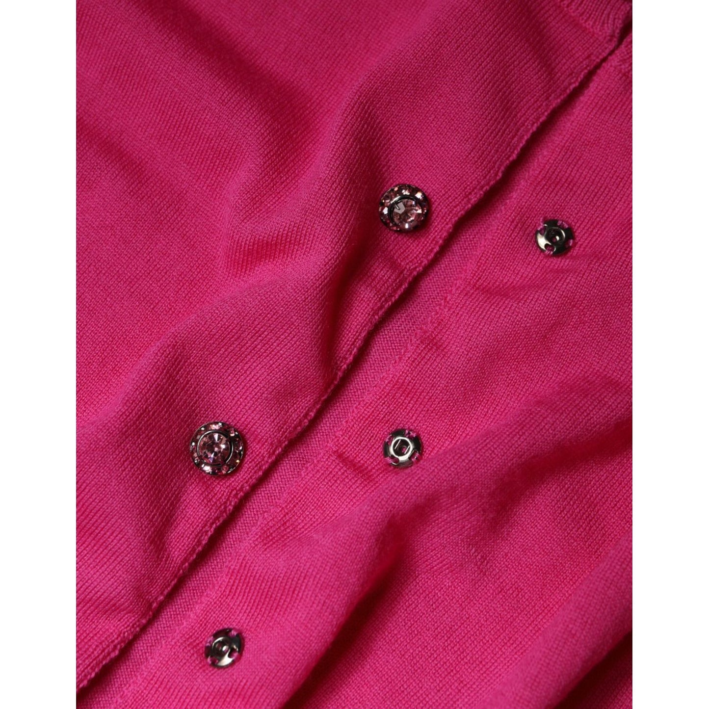 Dolce & Gabbana Dolce & Gabbana Pink Wool Button Down Cardigan Sweater TSH86802-36 1728,67345645728,Clothing,Dolce & Gabbana,IT36 | XS,IT42|M,Material: 100% Virgin Wool,New with tags,Pink,Sweaters - Women - Clothing,Women,Women - Clothing