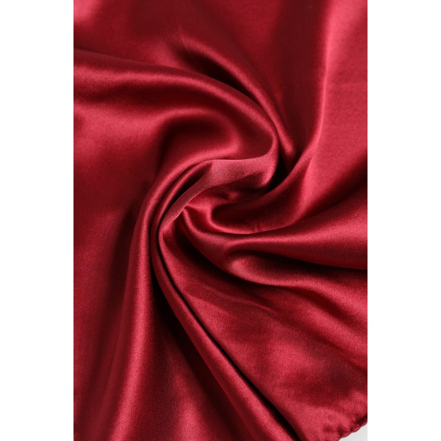 Dolce & Gabbana Red Solid Satin Silk Square Handkerchief Scarf 1728,67345645728,Accessories,Dolce & Gabbana,Material: 100% Silk,Men,Men - Accessories,Preowned / Defect,Red,Scarves - Men - Accessories Dolce & Gabbana MS7244