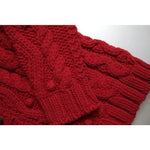 Dolce & Gabbana Dolce & Gabbana Red Wool Knit Button Down Cardigan Sweater JKT3569-42 1728,67345645728,Dolce & Gabbana,IT42|M,Material: 100% Virgin Wool,Preowned / Defect,Red,Sweaters - Women - Clothing,Women