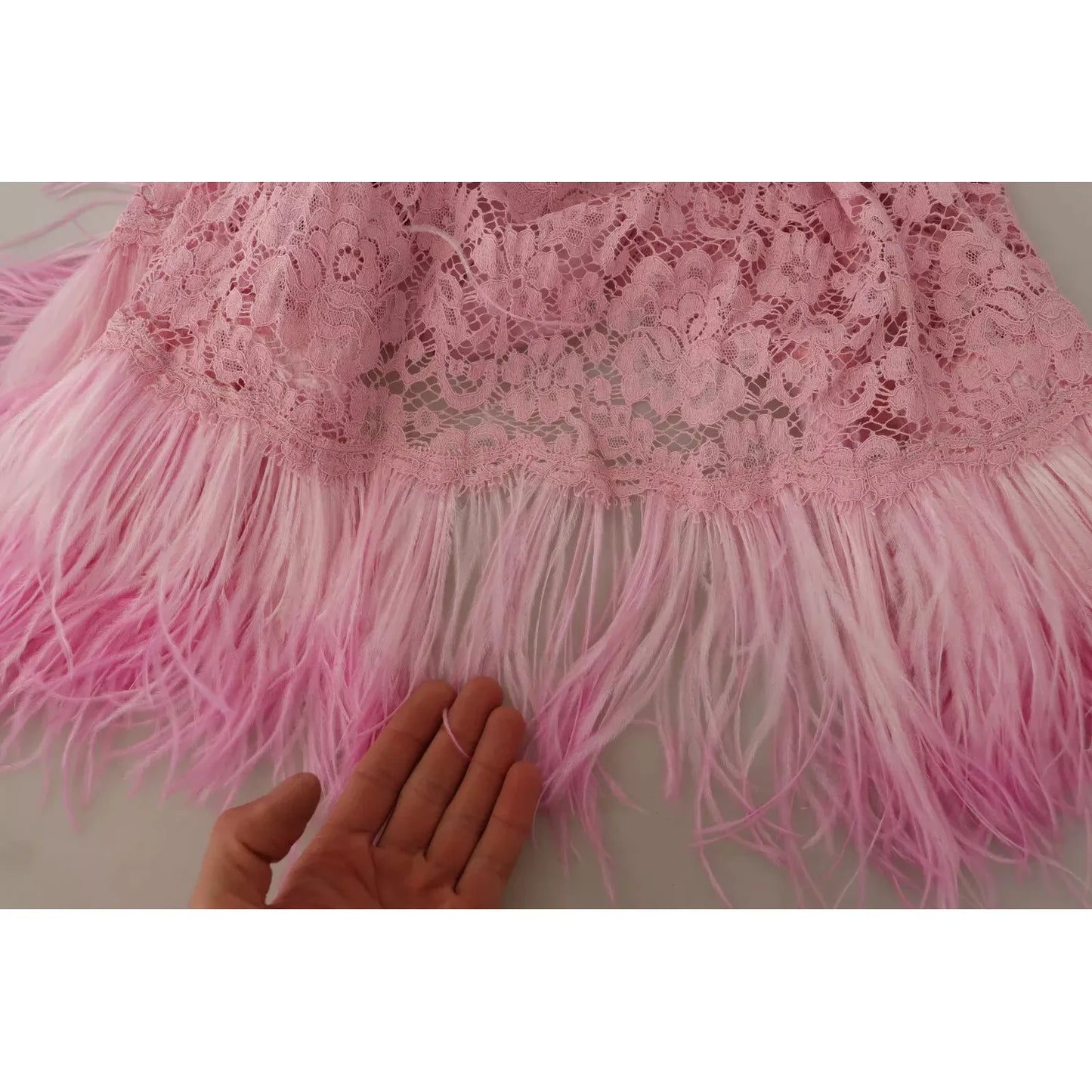 Dolce & Gabbana Shift Lilac Lace Feathers Long Sleeves Dress 1728,51% Cotton 41% Viscose 8% Nylon,67345645728,Clothing,Dolce & Gabbana,Dresses - Women - Clothing,IT40|S,Preowned / Defect,Purple,Women,Women - Clothing Dolce & Gabbana DR28645