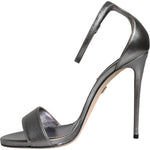 Dolce & Gabbana Silver KEIRA Heels Ankle Strap Sandals Shoes Dolce & Gabbana Dim Gray