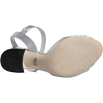 Dolce & Gabbana Silver Mirror Heels KEIRA Sandals Shoes Dolce & Gabbana Dark Gray