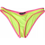 Dolce & Gabbana Dolce & Gabbana Yellow Pink Nylon Swimwear Bottom Beachwear Bikini BIK1798-4 1728,67345645728,Dolce & Gabbana,IT4 | L,IT5 | XL,Material: 80% Nylon 20% Elastane,New with tags,Swimwear - Women - Clothing,Women,Yellow