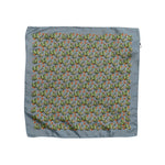 Dolce & Gabbana Gray Green Cactus Print Square Foulard Scarf MS7334
