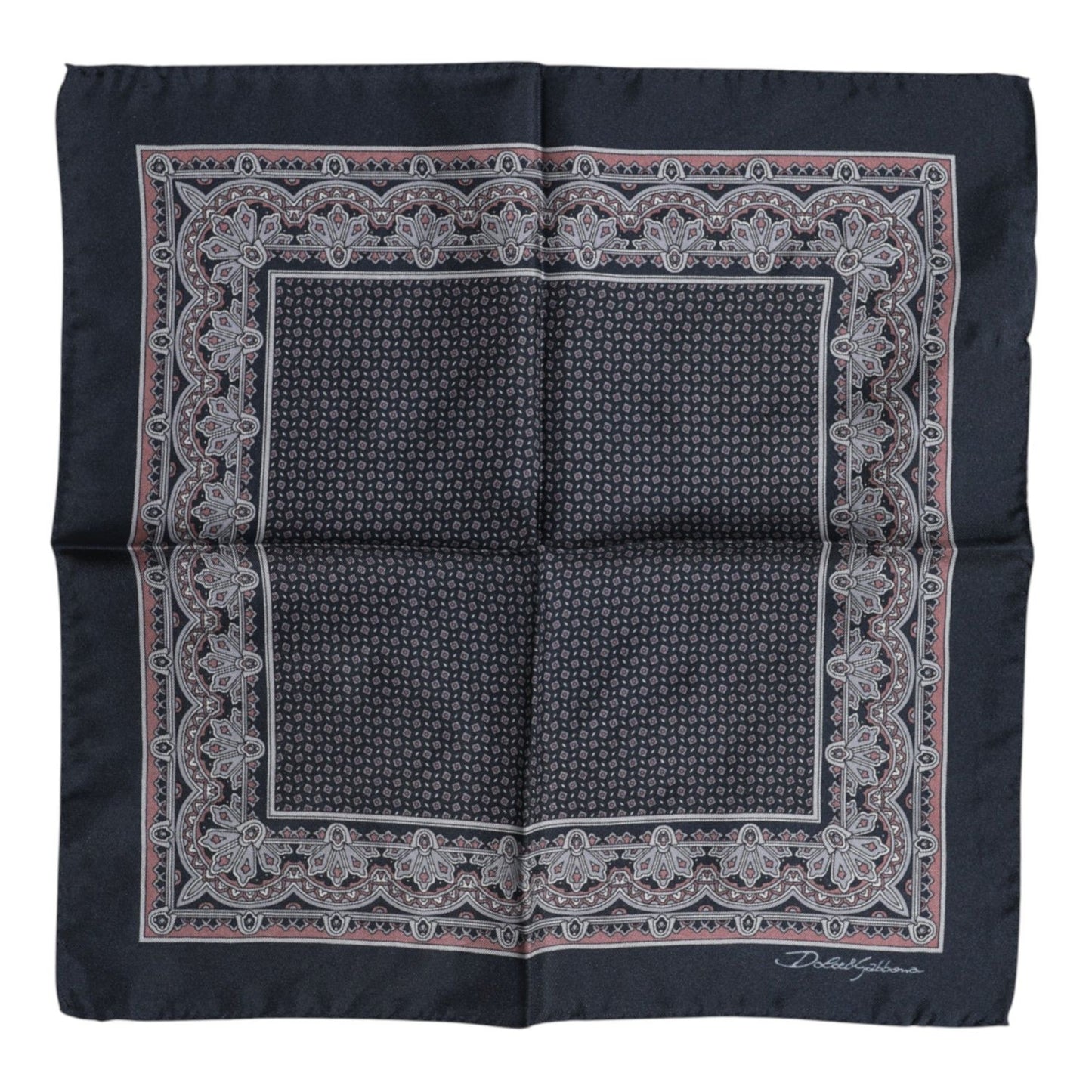 Dolce & Gabbana Multicolor Fantasy Silk Square Foulard Scarf MS7513