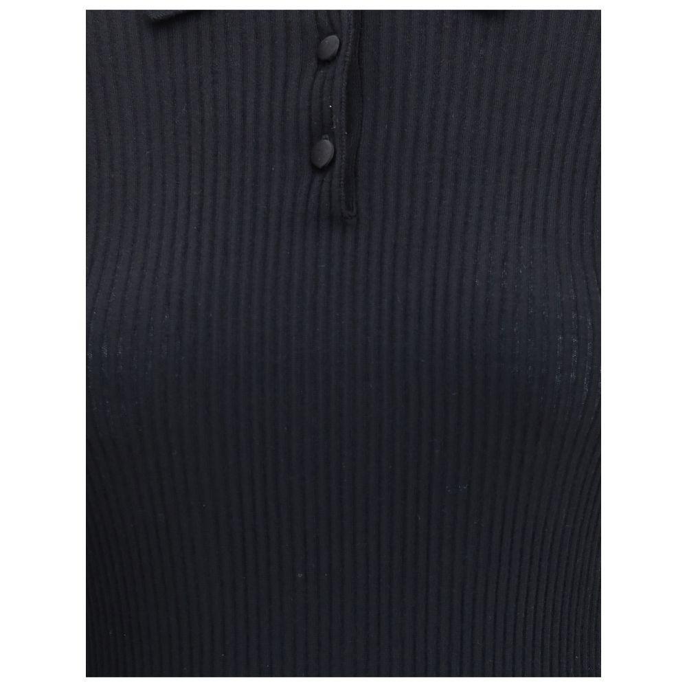 Dolce & Gabbana Ribbed Polo Sweater DO-FXZ27TJBW0GN0000-IT40 | M