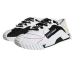 Dolce & Gabbana White Black Low Top NS1 Sneakers Shoes LA11821#2-37