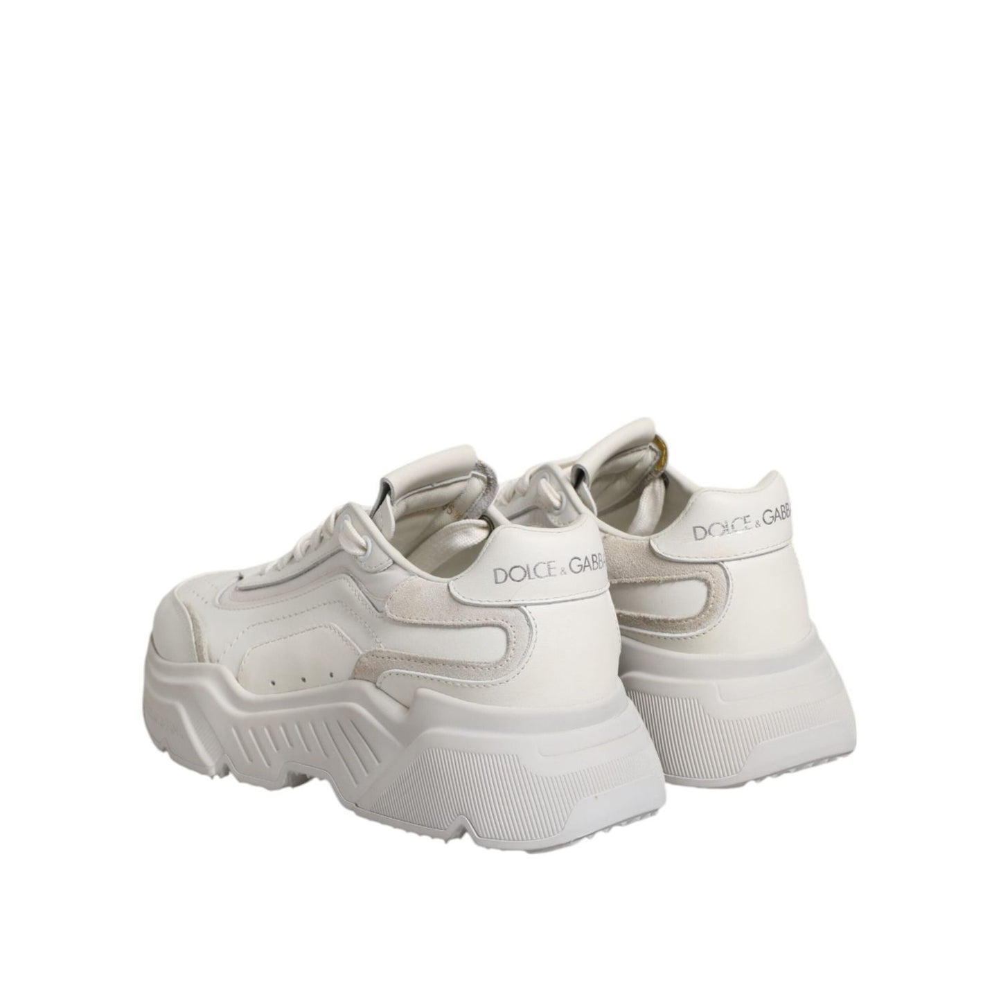 Dolce & Gabbana White Daymaster Low Top Sneaker Shoes LA12861-35.5