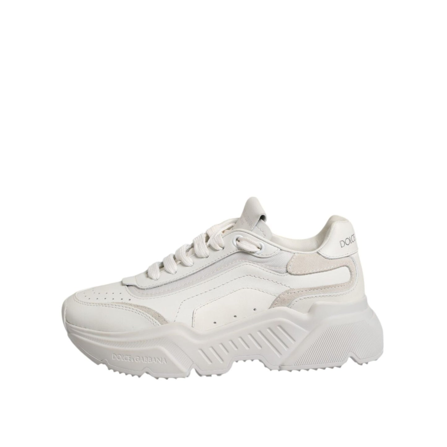 Dolce & Gabbana White Daymaster Low Top Sneaker Shoes LA12861-35.5