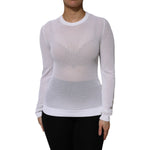 Dolce & Gabbana White Round Neck Long Sleeves Pullover Top TSH90675-42