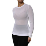 Dolce & Gabbana White Round Neck Long Sleeves Pullover Top TSH90675-42