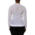 Dolce & Gabbana White Round Neck Long Sleeves Pullover Top TSH90675-42