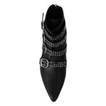 Dondup Black Fashion Buckled Zipper Ankle Boots Shoes