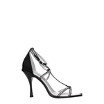 Dsquared² Black Satin Stiletto Heels Sandals DS-8547362308361-EU40/US10