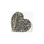 Dsquared² Dsquared² Animal Patterned Leather Heart-shaped Clutch DSP652851GD 1728,74866327712,Bags,Brown,Clutch Bags - Women - Bags,Dsquared²,New with tags,Women,Women - Bags