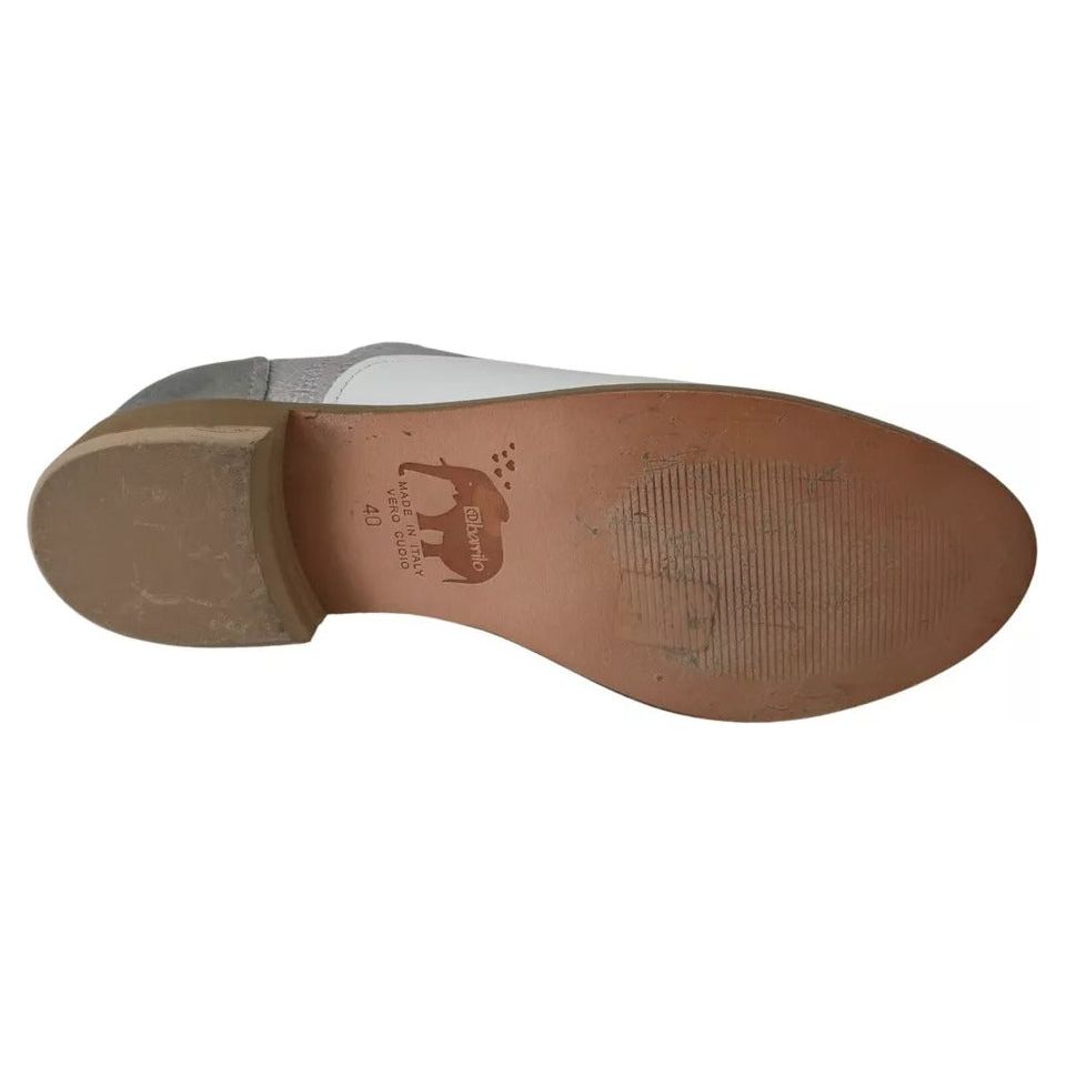 EBARRITO Multicolor Leather Slip-on Loafers Shoes