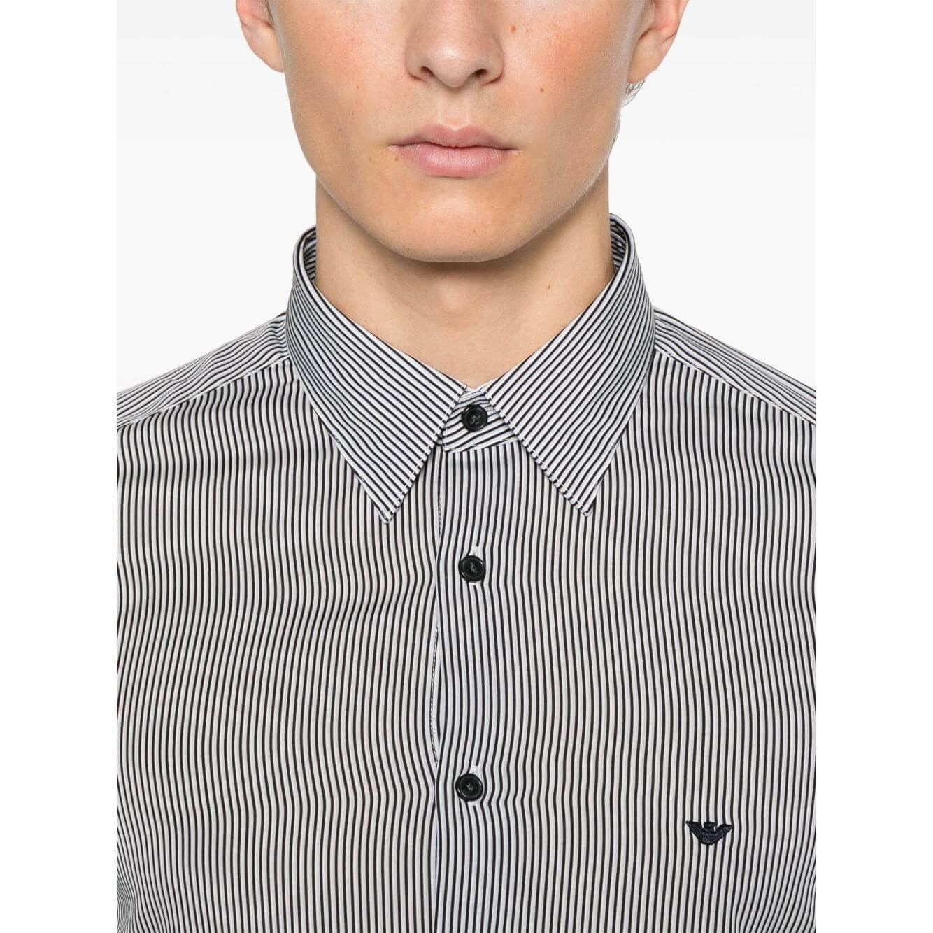 Emporio Armani Shirts Blue LDin,Men,Men > Clothing,Men > Clothing > Shirts,Spring - Summer 2025,Yes Eu Emporio Armani EM001537AF14214FB266-P25