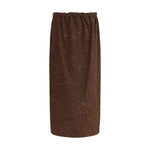 Fabiana Filippi Cotton and wool midi Skirt FA-GND215F420D8921269-IT44 | L