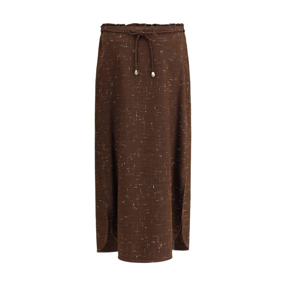 Fabiana Filippi Cotton and wool midi Skirt FA-GND215F420D8921269-IT44 | L
