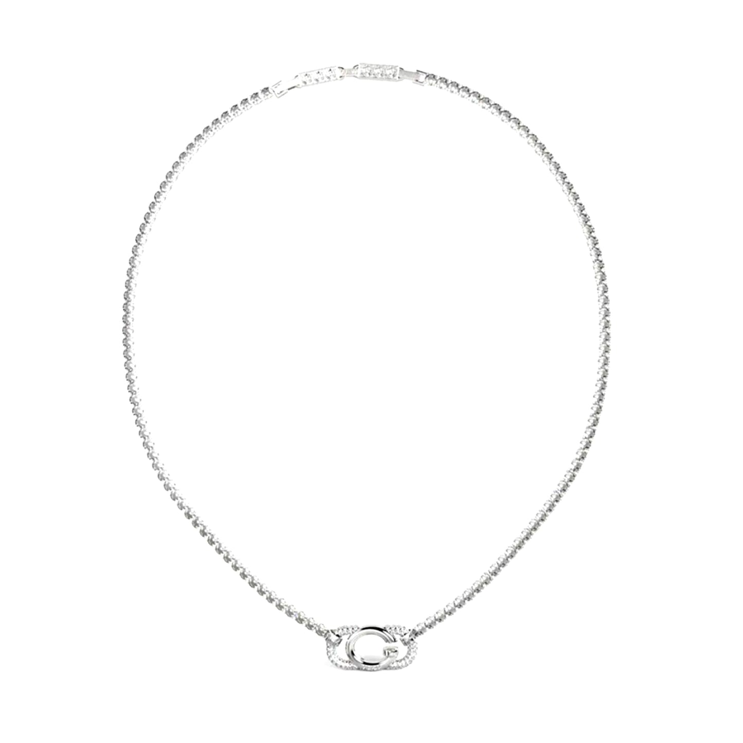 Silver necklace from GUESS JEWELS JEWELRY Mod. JUBN04506JWRHT-U collection.