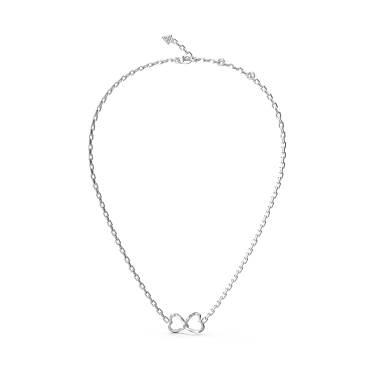 GUESS JEWELS JEWELRY Mod. JUBN04616JWRHT-U silver infinity necklace