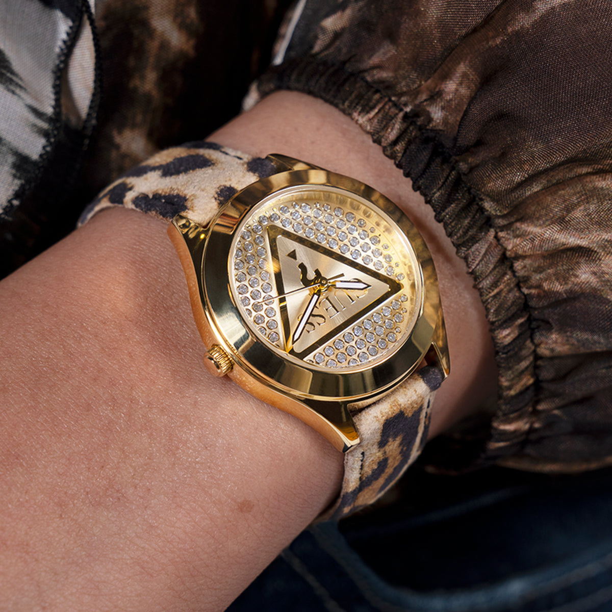 GUESS Mod. GLITZ PLAQUE WATCHES