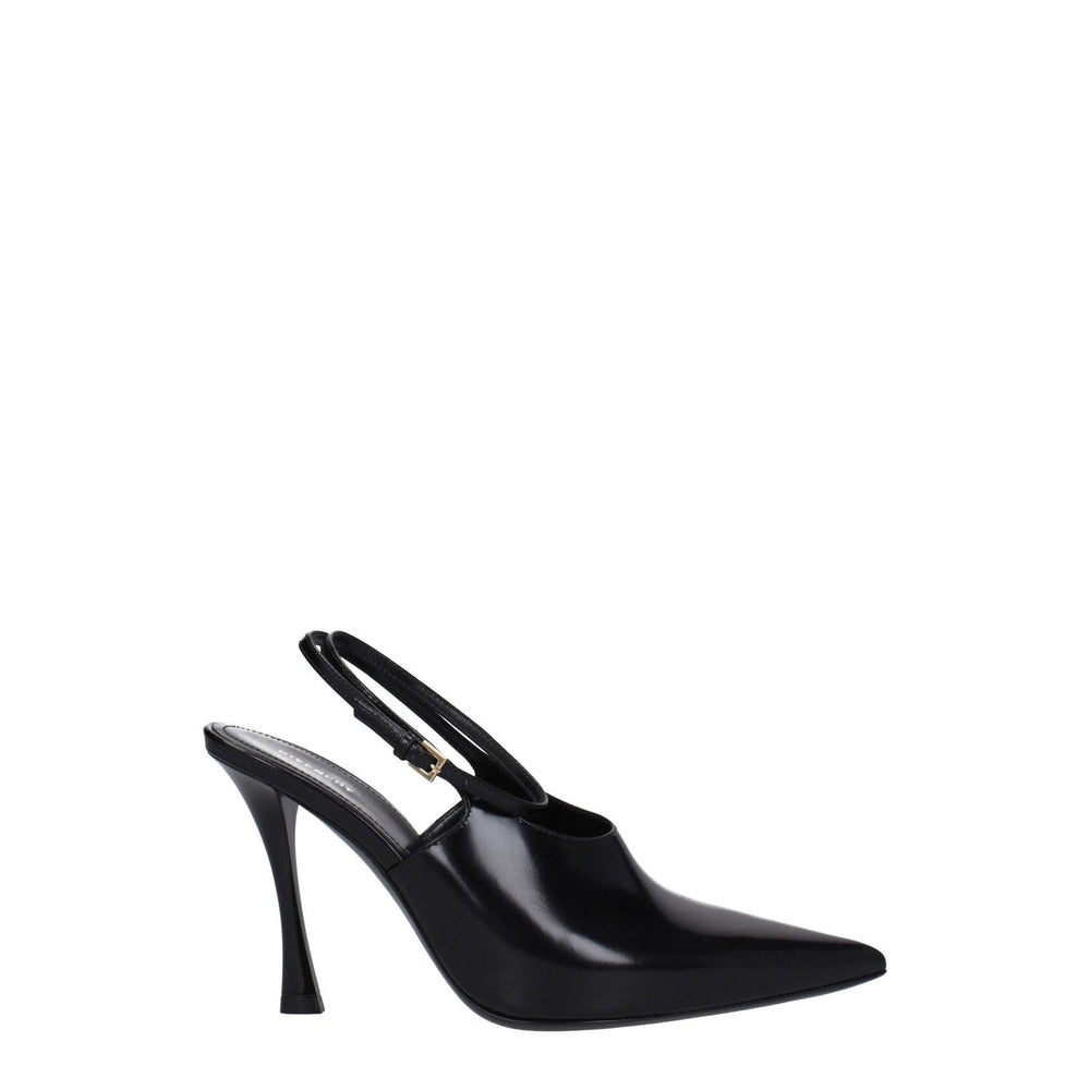 Givenchy Black Leather High Heel Pumps GI-8547464675593-EU36.5/US6.5