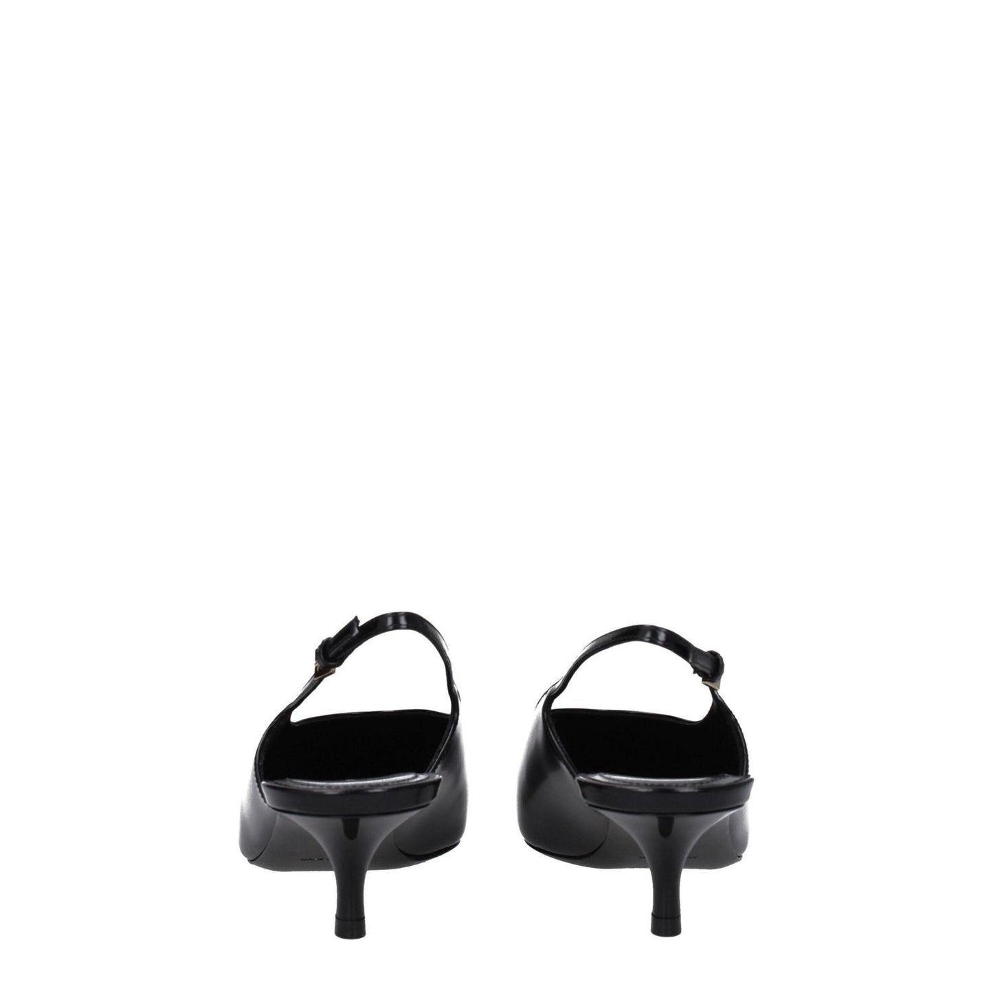 Givenchy Black Leather Mid Heel Pumps GI-8547426697481-EU36/US6