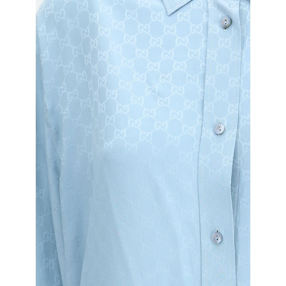 Gucci GG Supreme print silk Shirt GU-837168Z7ATQ4141-IT40 | M