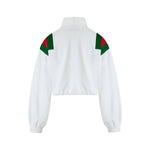 Gucci Gucci White Polyester Logo Sweatshirt 738929XJFJE9088_M 1728,67466920096,Gucci,IT44 | M,IT46 | L,New with tags,Sweaters - Women - Clothing,White,Women