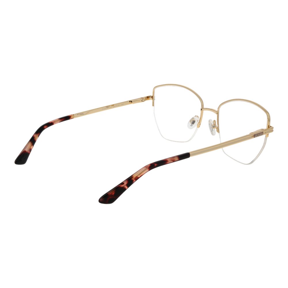 Guess Beige Metal Glasses (Frames) Guess
