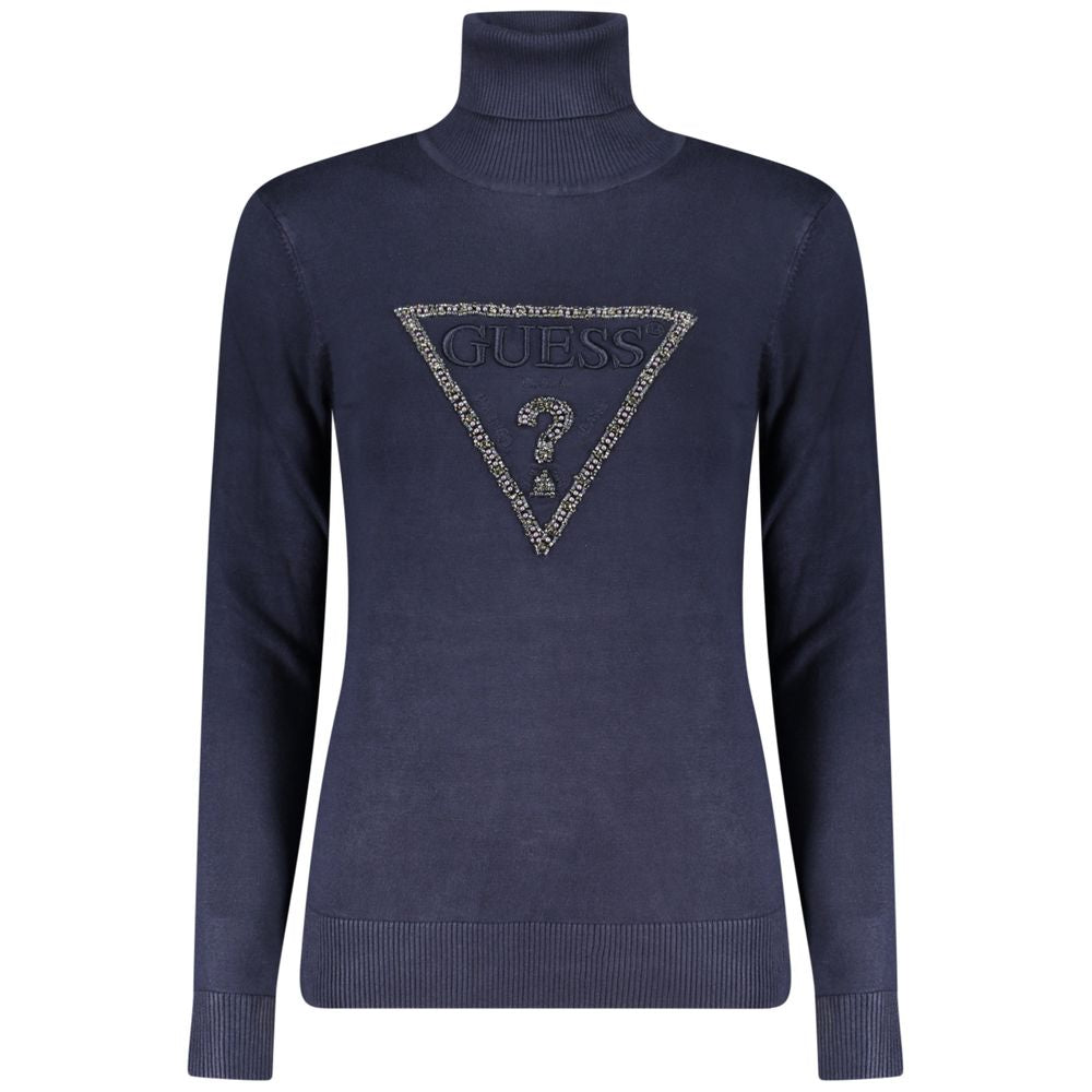 Guess Jeans Blue Viscose Women Sweater GU-39646-S