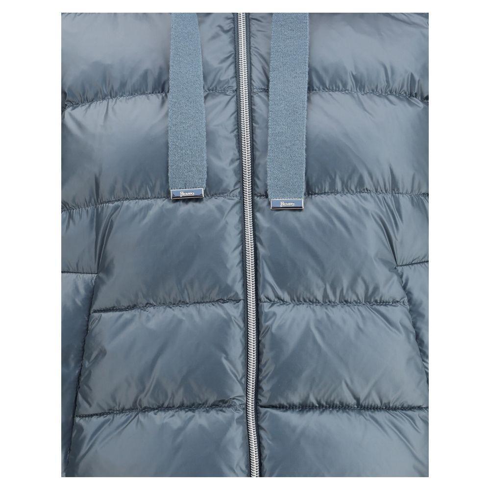 Herno Down Jacket with wool sleeves HE-PI00138DR12017Z9123-IT40 | M