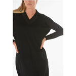 Ixos Knitted SWAPS Midi Dress with V Neckline