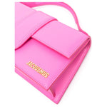 JACQUEMUS Le Grand Bambino Tote Bag in Fuchsia Handbag JACQUEMUS Plum