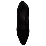 Jil Sander Black Leather Suede Block Heels Pumps Shoes