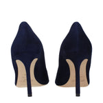 Jimmy Choo Blue Leather High Heel Pumps JI-15268618764553-EU39/US9