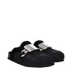 Jw Anderson Black Leather Slippers Sandals JW-8609867497737-EU41/US8