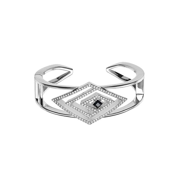 KARL LAGERFELD JEWELS JEWELRY Mod. 5483666 silver bracelet with geometric design
