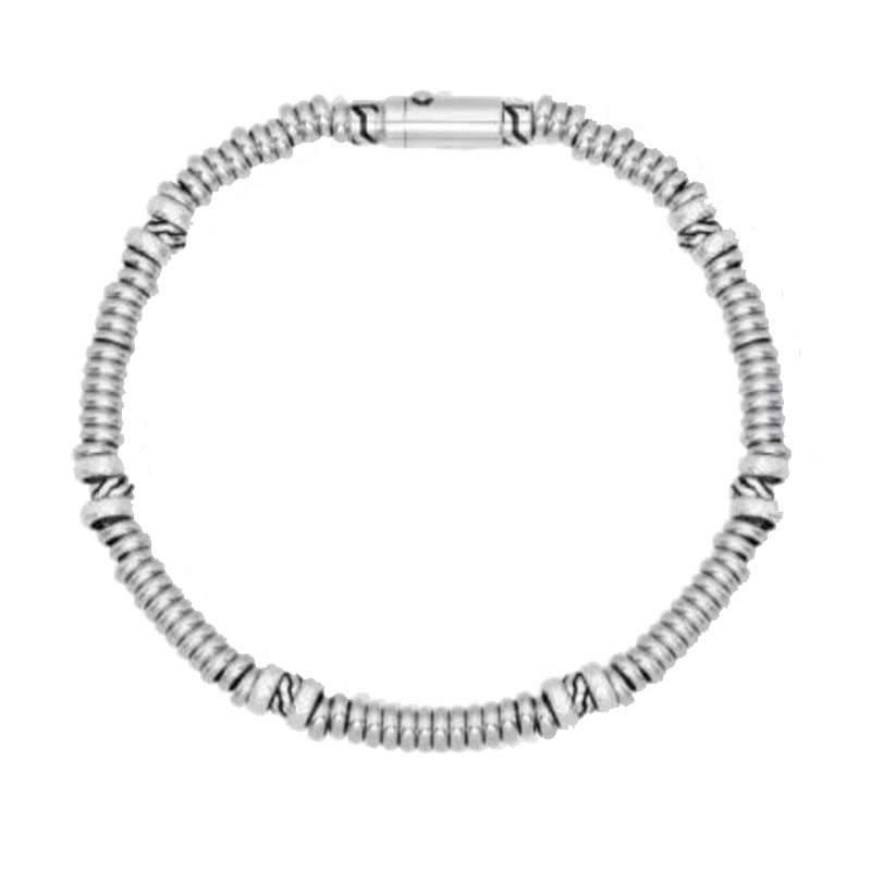 LIU-JO Mod. MLJ589 silver bracelet from Liu-jo Jewels New Collection with beaded design