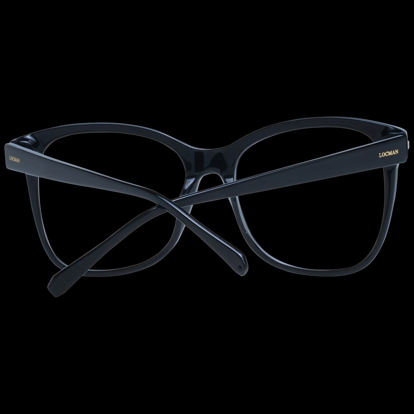 Classic lady's eyeglasses LOCMAN MOD. LOCV018 57BLK, elegant design for modern women